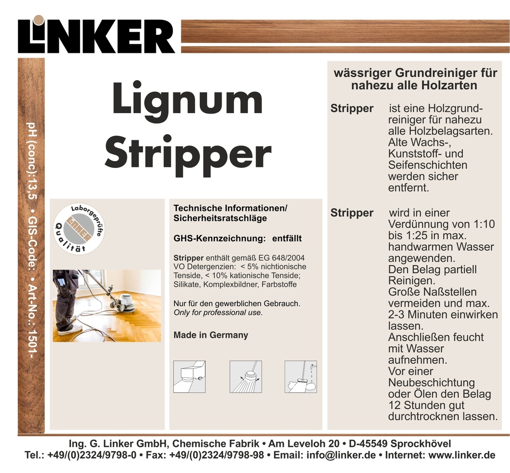 [1501-10] Linker - Lignum Stripper - 10 l