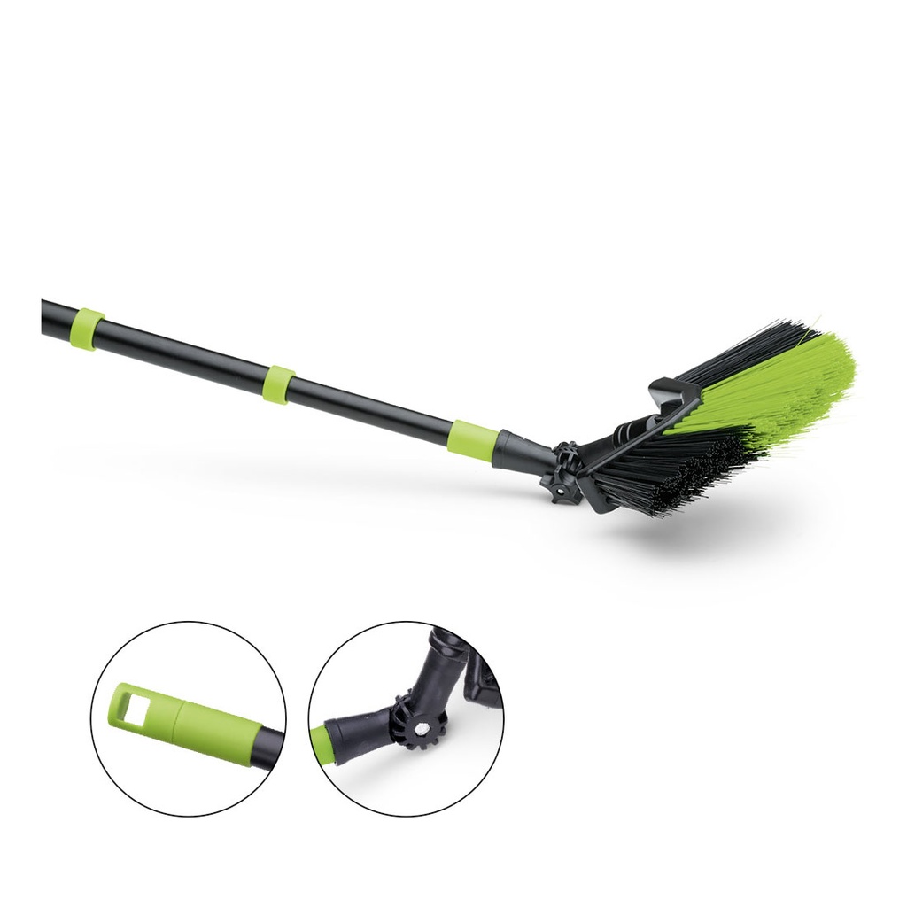 Nölle - Dreiecksbesen mit Teleskopstiel