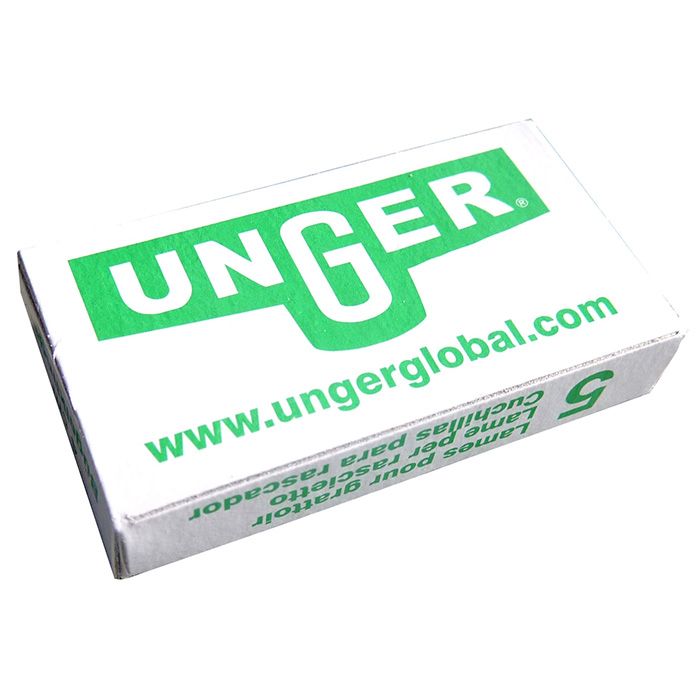 Unger - Karbon Glasschaberklingen (Packung á 5 Stück)