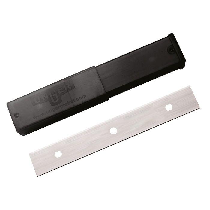 Unger - Premium Glasschaber Edelstahlklingen 15 cm (25 Stück)