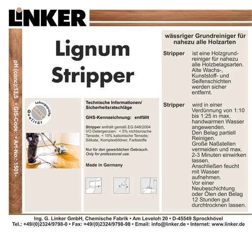 [1501-10] Linker - Lignum Stripper - 10 l