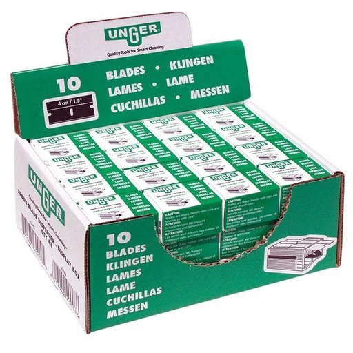 [SRBDB] Unger - Glasschaberklingen (Packung á 10 Stück)